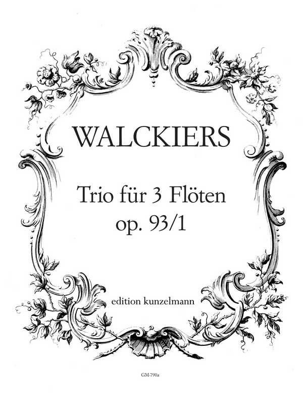 3 Trios op.93  für 3 Flöten  Stimmensatz