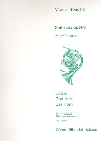 Suite champêtre&nbsp;&nbsp;pour flûte et cor&nbsp;&nbsp;