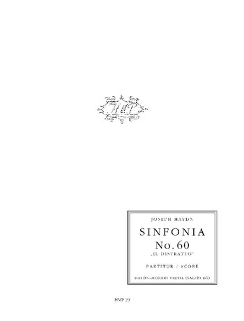 Sinfonie C-Dur Nr.60 Hob.I:60&nbsp;&nbsp;für Orchester,   Partitur&nbsp;&nbsp;Il distratto