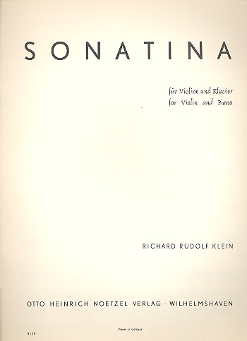 Sonatina  für Violine und Klavier  