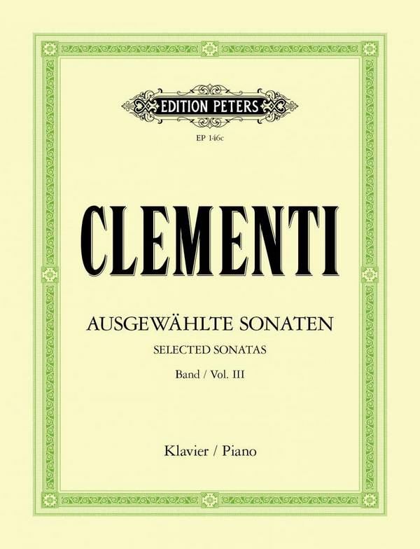 Sonaten Band 3  für Klavier  