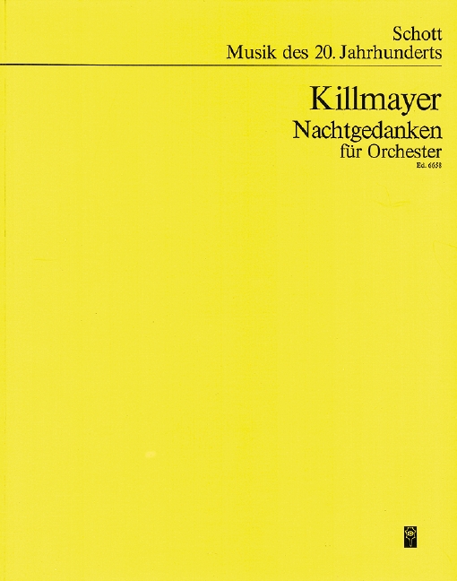 Nachtgedanken&nbsp;&nbsp;für Orchester&nbsp;&nbsp;Studienpartitur