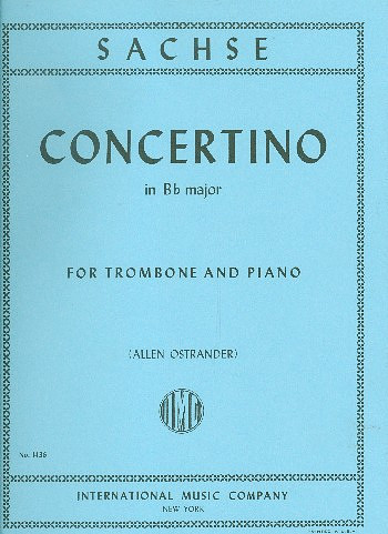 Concerto B flat major  for trombone and piano  