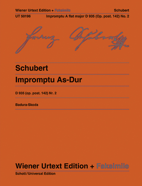 Impromptu As-Dur D935 op. post. 142 Nr. 2&nbsp;&nbsp;für Klavier&nbsp;&nbsp;