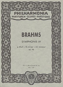 Sinfonie e-Moll Nr.4 op.98&nbsp;&nbsp;für Orchester&nbsp;&nbsp;Studienpartitur