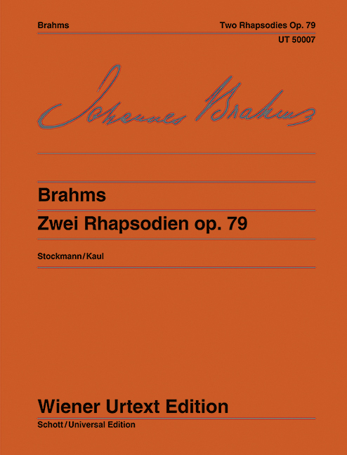 2 Rhapsodien op.79  für Klavier  