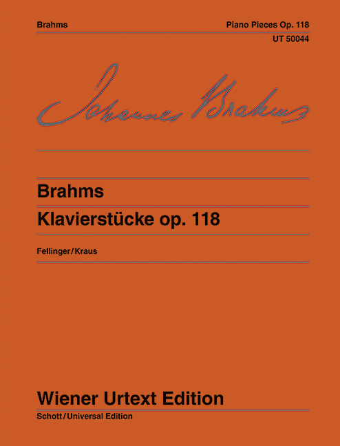 Klavierstücke op.118&nbsp;&nbsp;für Klavier&nbsp;&nbsp;