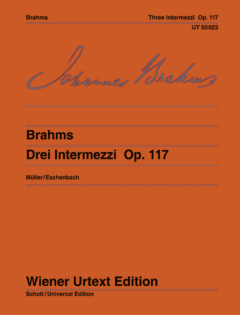 3 Intermezzi op.117  für Klavier  