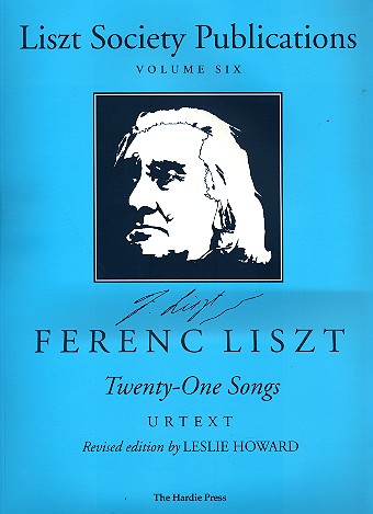 Liszt Society Publications vol.6&nbsp;&nbsp;21 songs for voice and piano&nbsp;&nbsp;