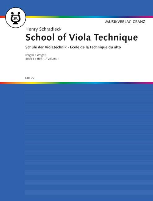 Schule der Violatechnik Band 1&nbsp;&nbsp;für Viola&nbsp;&nbsp;