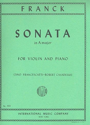 Sonata A major  for violin and piano  
