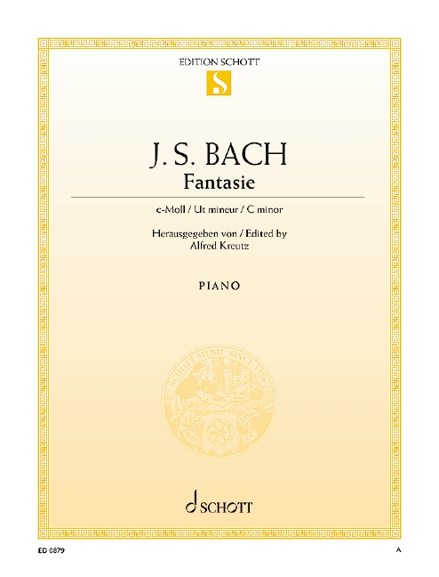 Fantasie c-Moll BWV906&nbsp;&nbsp;für Klavier&nbsp;&nbsp;