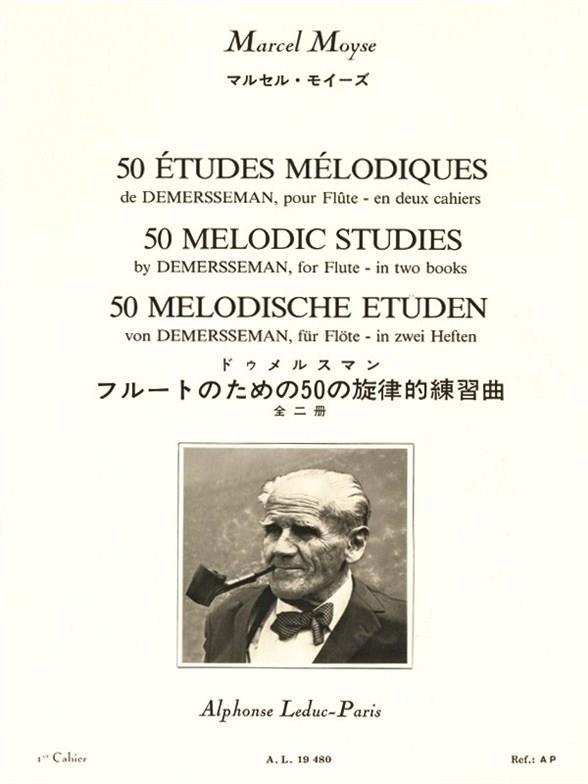 50 études mélodiques op.4 vol.1  pour flûte seule  