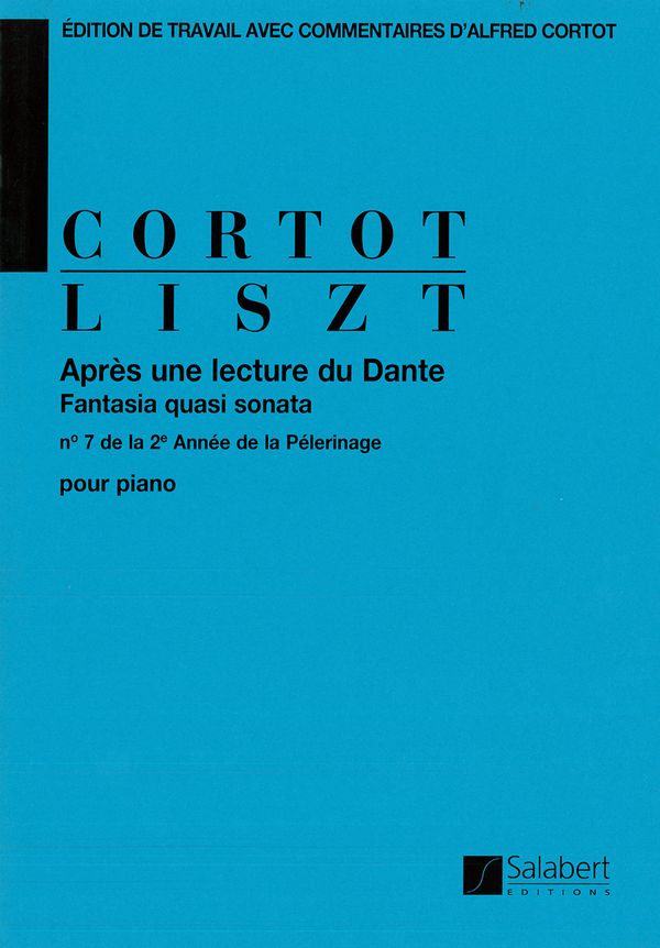 Après une lecture de Dante  pour piano  