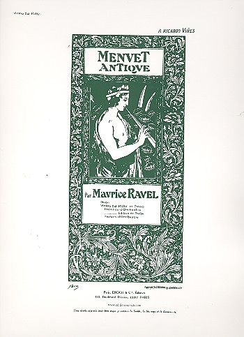 Menuet antique&nbsp;&nbsp;pour violon et piano&nbsp;&nbsp;