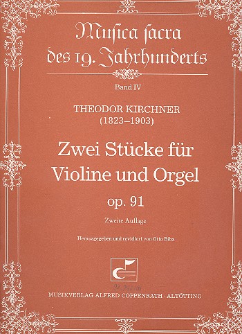 2 Stücke op.91  für Violine und Orgel  