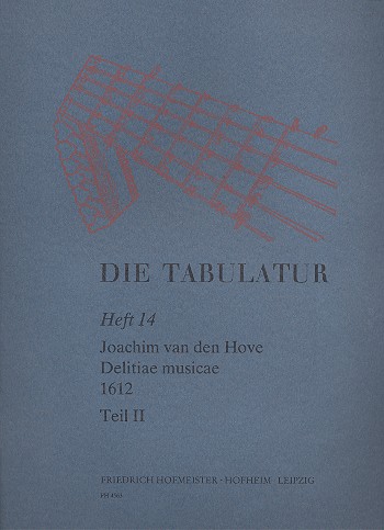 Delitiae musicae (1612) Band 2  für Laute  