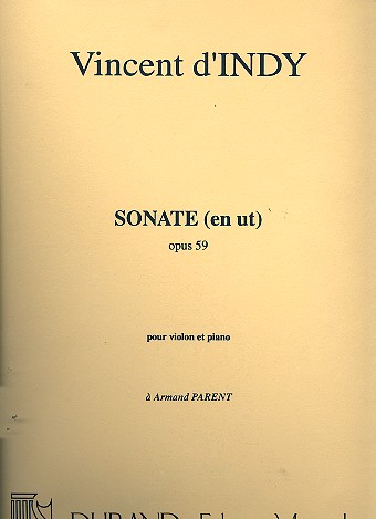 Sonate ut majeur op.59  pour violon et piano  