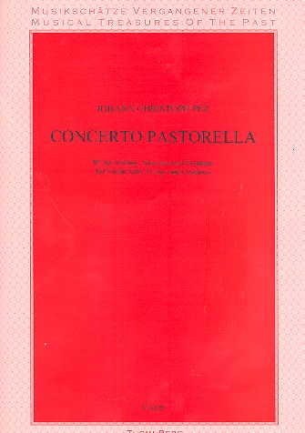 Concerto pastorella  für Violine, Streichorchester und Bc  Partitur  (= Cembalo / Klavier)
