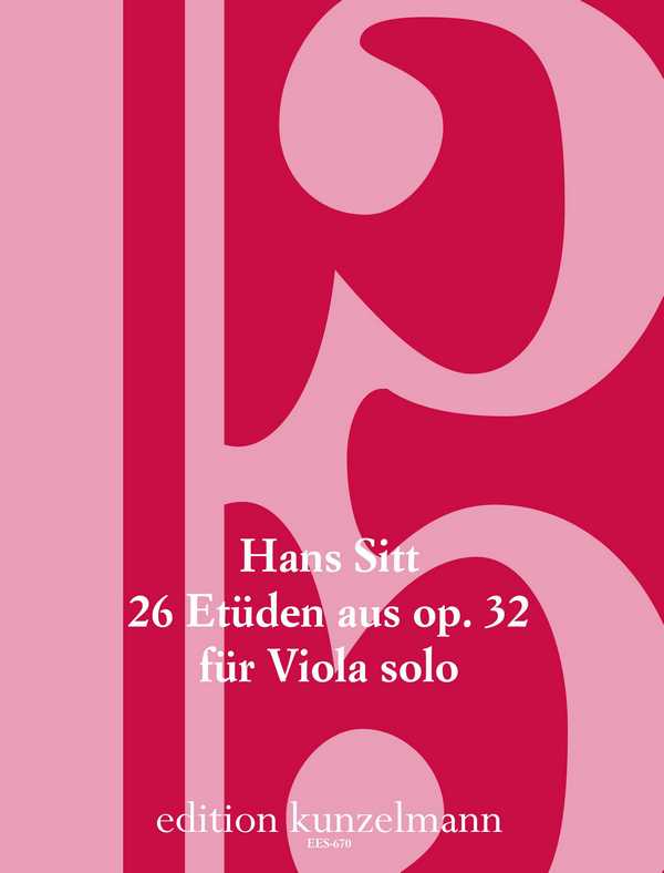 26 Etüden aus op.32  für Viola  