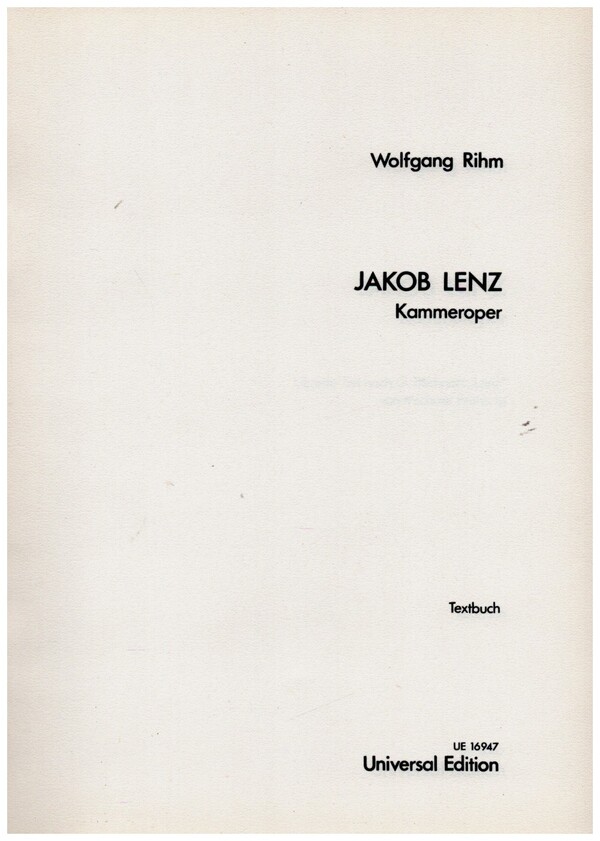 Jakob Lenz Libretto (dt)    