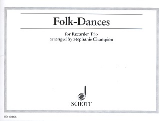 Folk-Dances from the english dancing master 1650&nbsp;&nbsp;for SAT recorders&nbsp;&nbsp;score