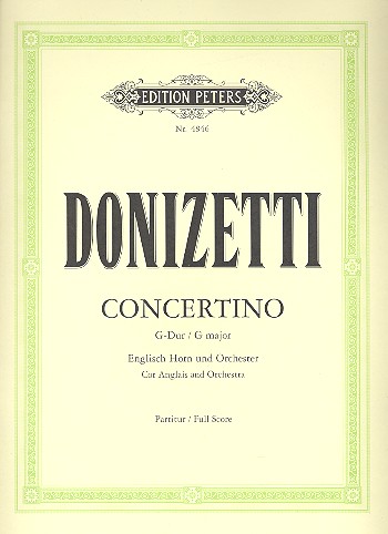 Concertino  für Englischhorn und Orchester  Partitur