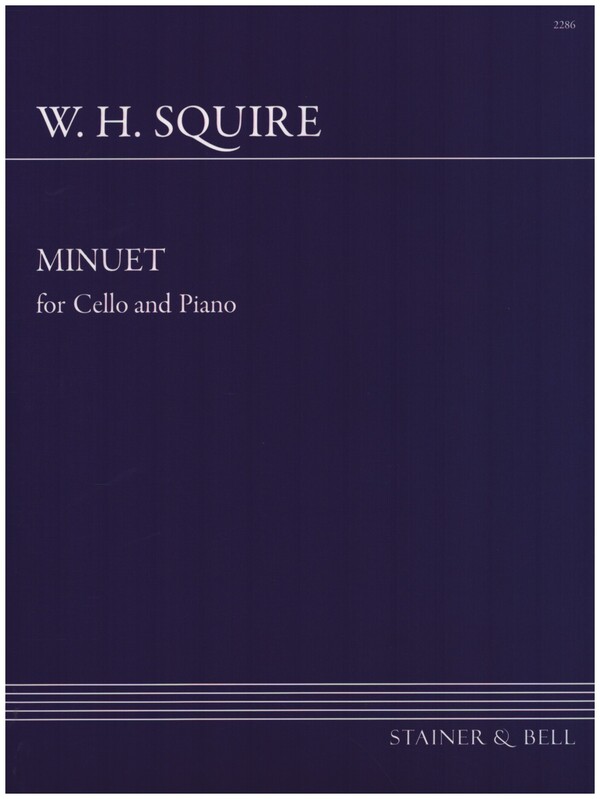 Minuet op.19,3  for cello and piano  