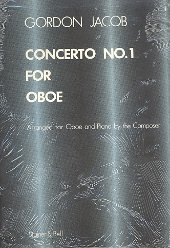 Concerto no.1  for oboe and strings  reduction for oboe and piano