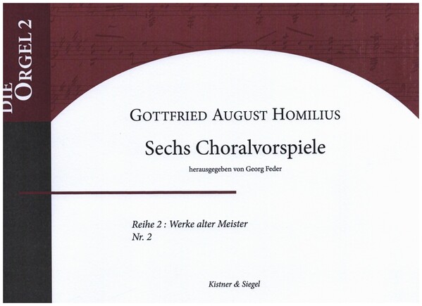6 Choralvorspiele  für Orgel (pedaliter)  