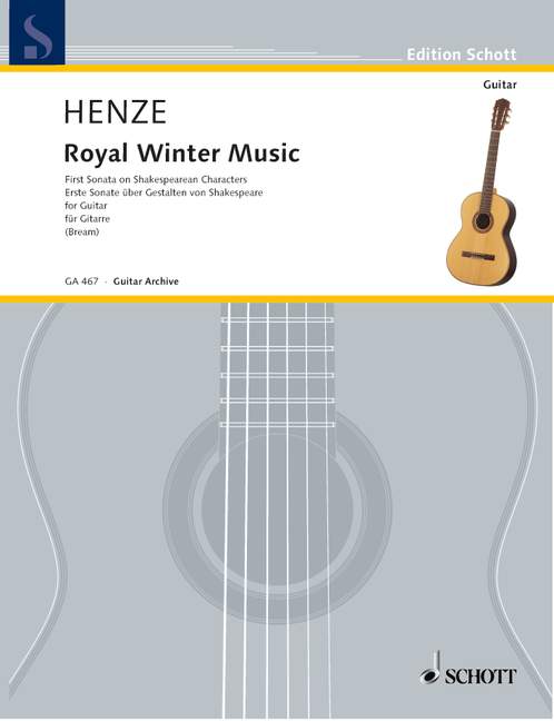 Royal Winter Music - First Sonata on Shakespearean Characters&nbsp;&nbsp;für Gitarre&nbsp;&nbsp;