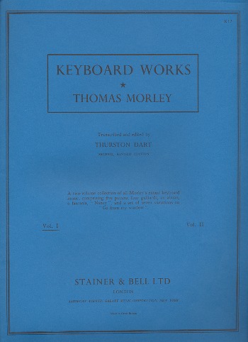 Keyboard Works vol.1  Dart, Th., ed  