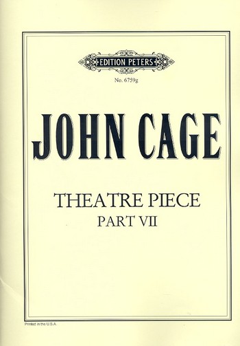 Theatre Piece Performer 7&nbsp;&nbsp;für variable Besetzung&nbsp;&nbsp;