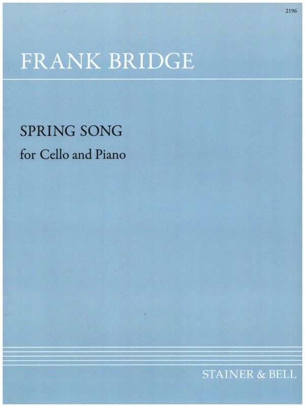 Spring Song&nbsp;&nbsp;for cello and piano&nbsp;&nbsp;