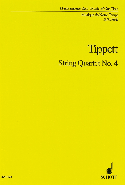 String quartet No.4&nbsp;&nbsp;für Streichquartett&nbsp;&nbsp;study score