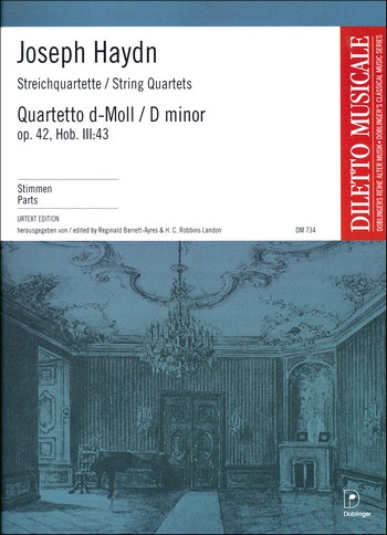 Streichquartett d-Moll op.42 Hob.III:43&nbsp;&nbsp;Stimmen&nbsp;&nbsp;