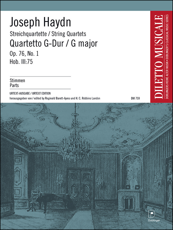 Streichquartett G-Dur op.76,1&nbsp;&nbsp;Hob.III:75&nbsp;&nbsp;Stimmen