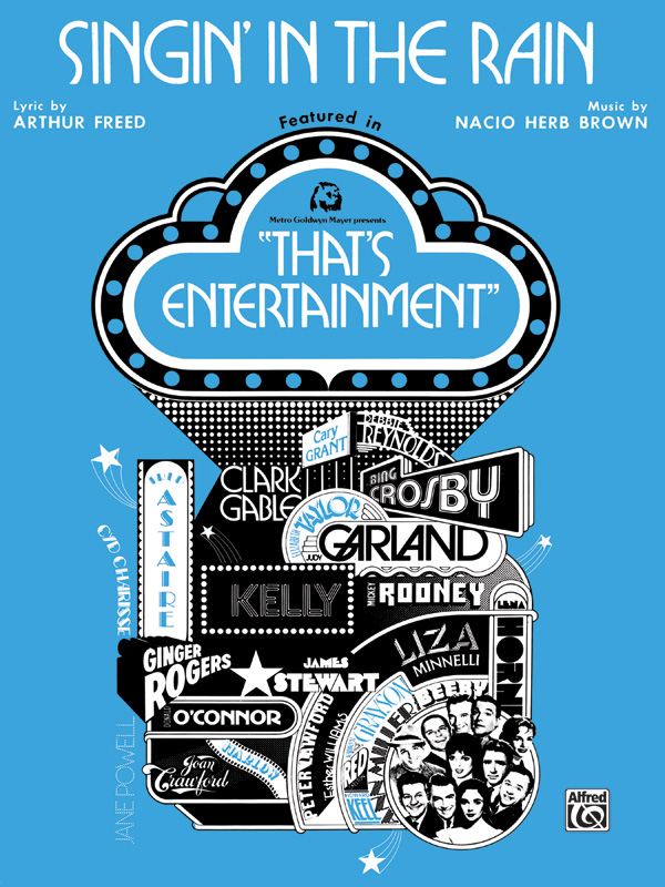 Singin' in the Rain  for voice and piano  