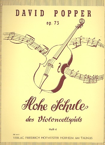 Hohe Schule des Violoncellspiels op.73 Band 4  für Violoncello  