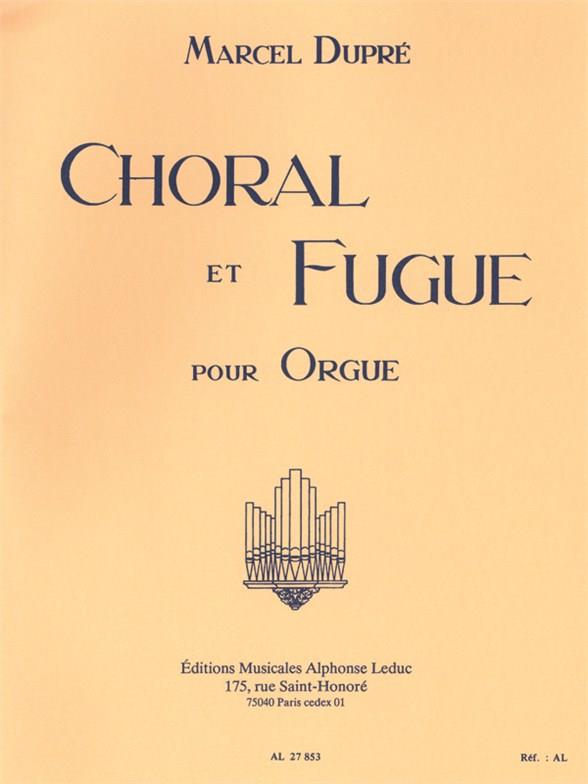 Choral et Fugue op.57  pour orgue  