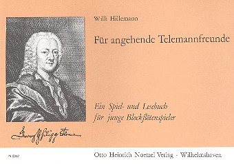 Für angehende Telemann-Freunde&nbsp;&nbsp;für 2 Blockflöten (SA)&nbsp;&nbsp;Spielpartitur