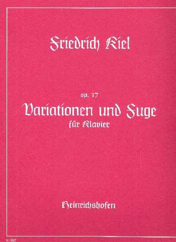 Variationen und Fuge&nbsp;&nbsp;für Klavier&nbsp;&nbsp;