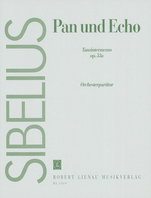 Pan und Echo (Tanzintermezzo) op.53a&nbsp;&nbsp;für Orchester&nbsp;&nbsp;Partitur