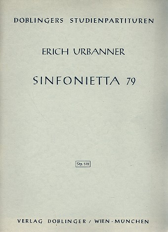 Sinfonietta 79    Studienpartitur
