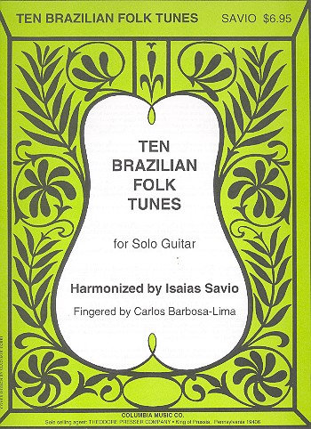 10 Brazilian Folk Tunes  for guitar  