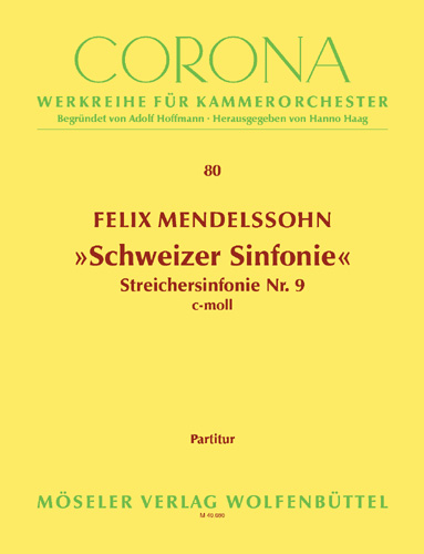 Sinfonie c-Moll Nr.9&nbsp;&nbsp;für Streichorchester&nbsp;&nbsp;Partitur