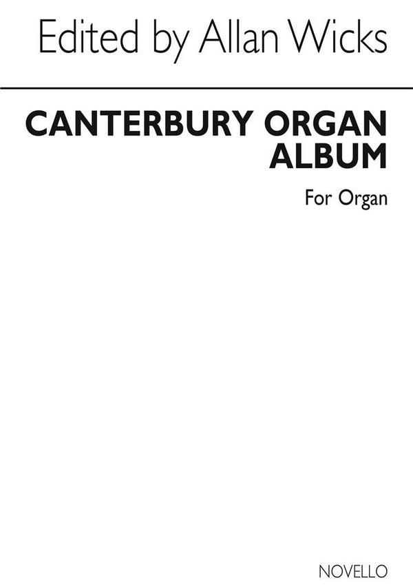 Canterbury Organ Album&nbsp;&nbsp;New Edition 1991&nbsp;&nbsp;