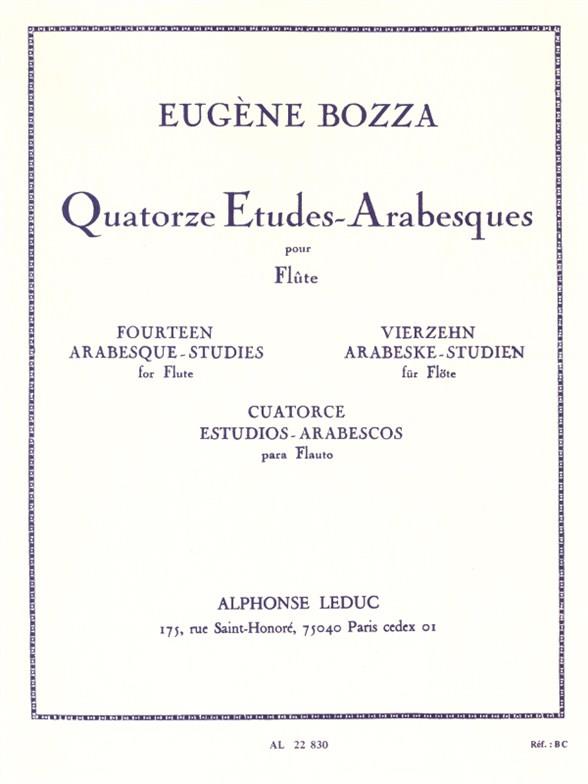 14 etudes-arabesques  pour flute  