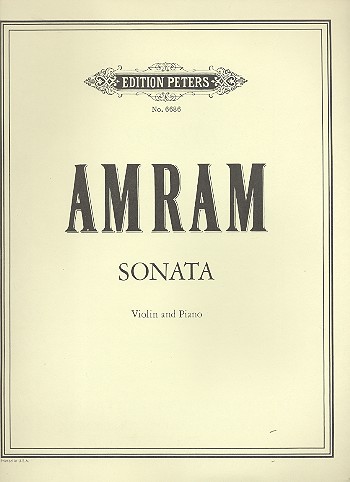 Sonata&nbsp;&nbsp;for violin and piano&nbsp;&nbsp;