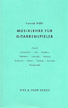 Musiklehre  für Gitarrenspieler  